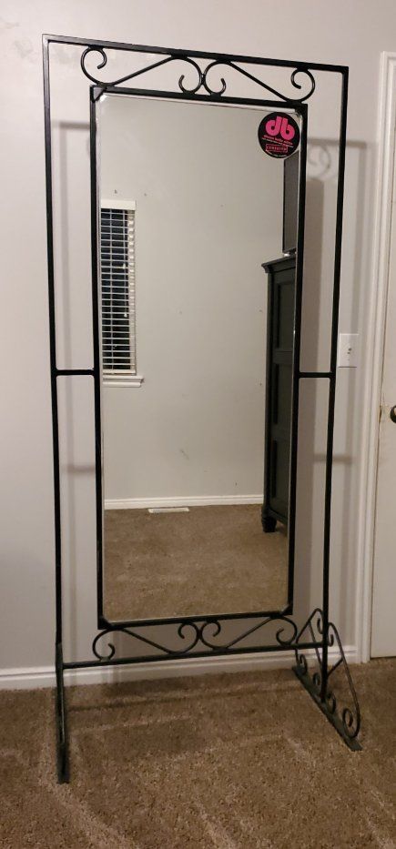 Double-Sided Full Length Floor Mirror –