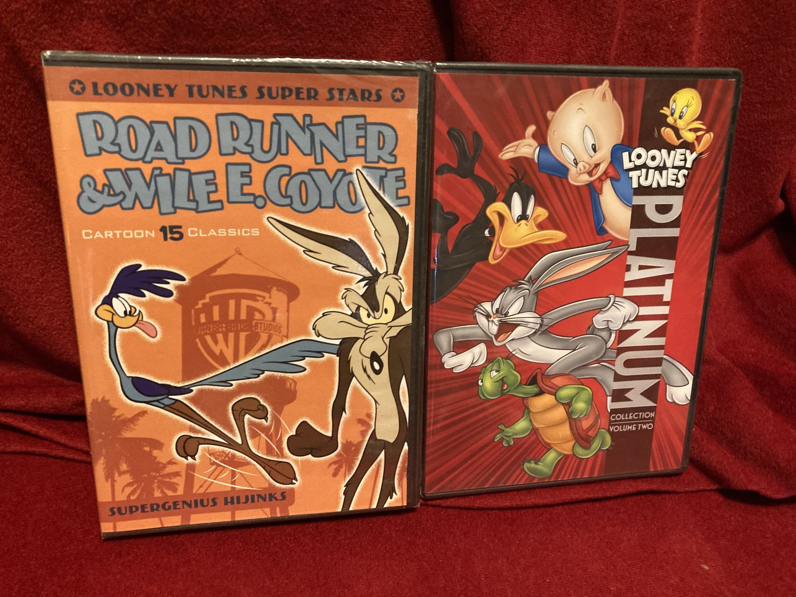 Looney Tunes Platinum Collection & Road Runner -Wile E. Coyote DVDs New