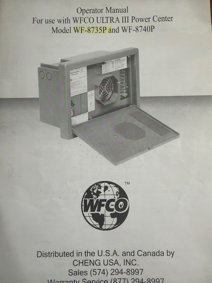 WFCO Ultra iii Power Center WF-8735P