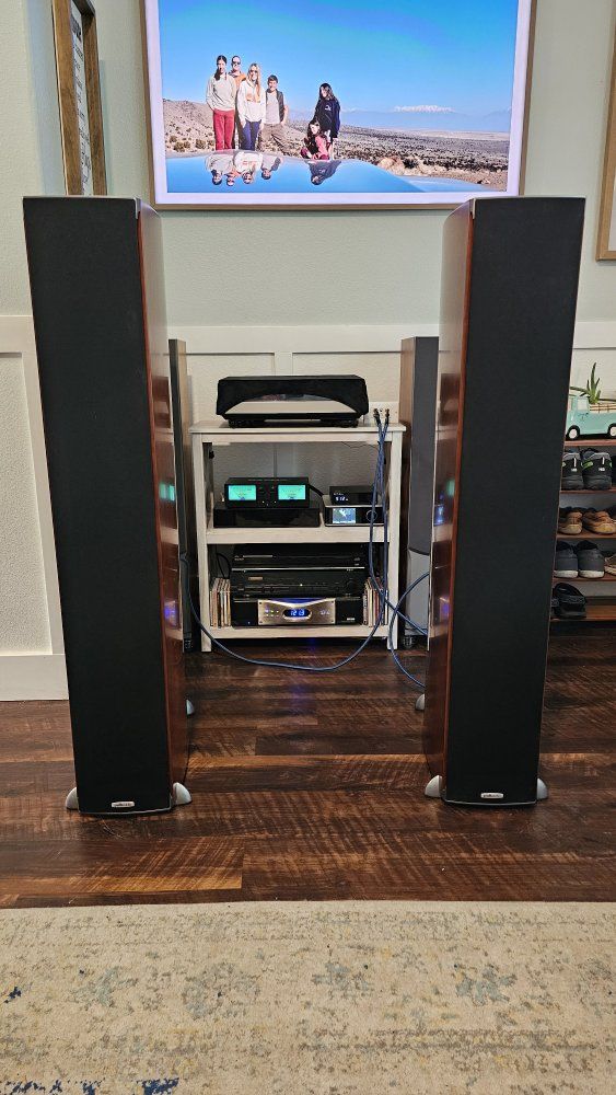 Polk Audio Powerful & Detailed RTi A9 Flagship Floorstanding Speakers – Cherry – Stunning Condition