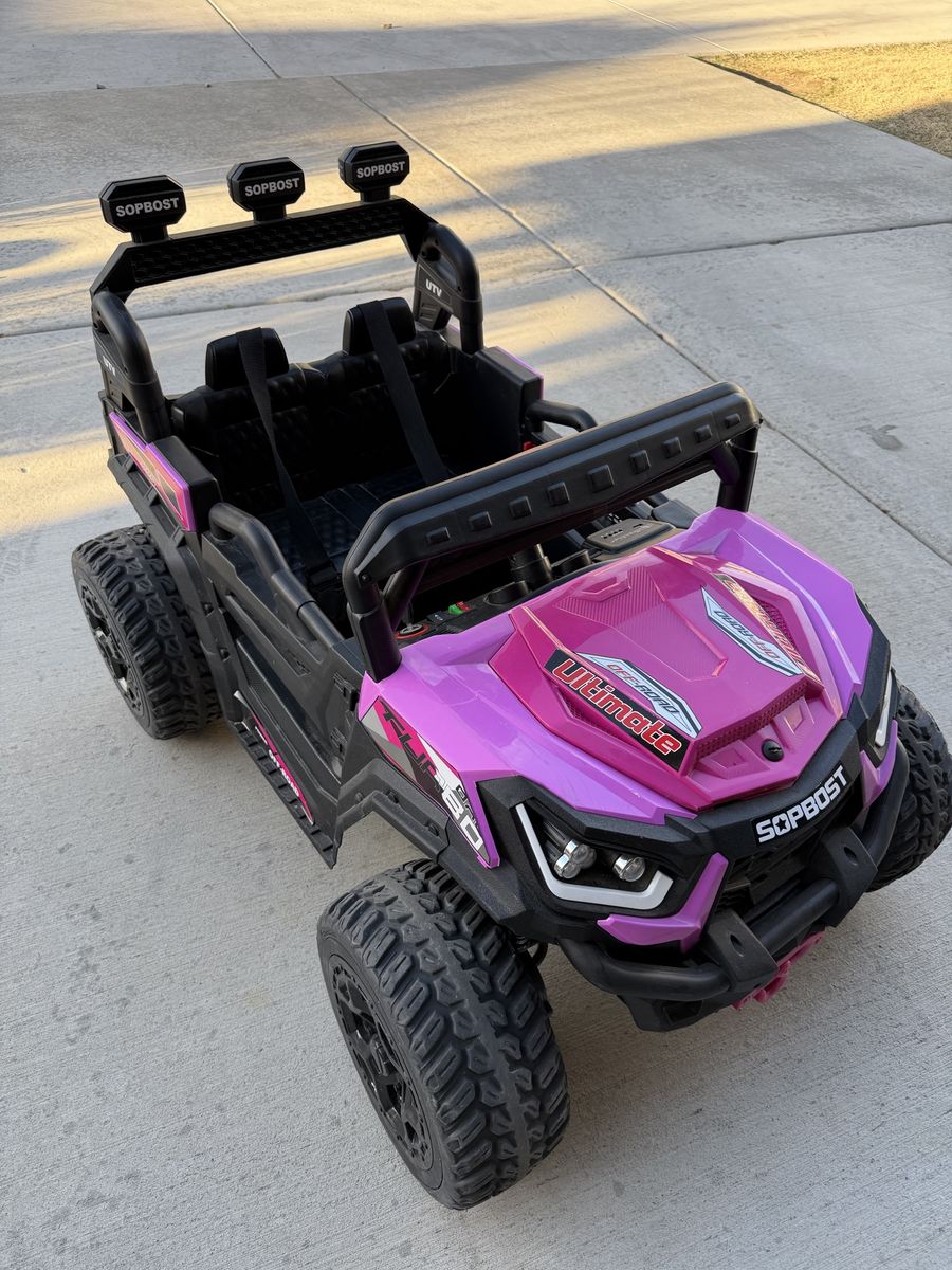 Pink Kids Electric Car