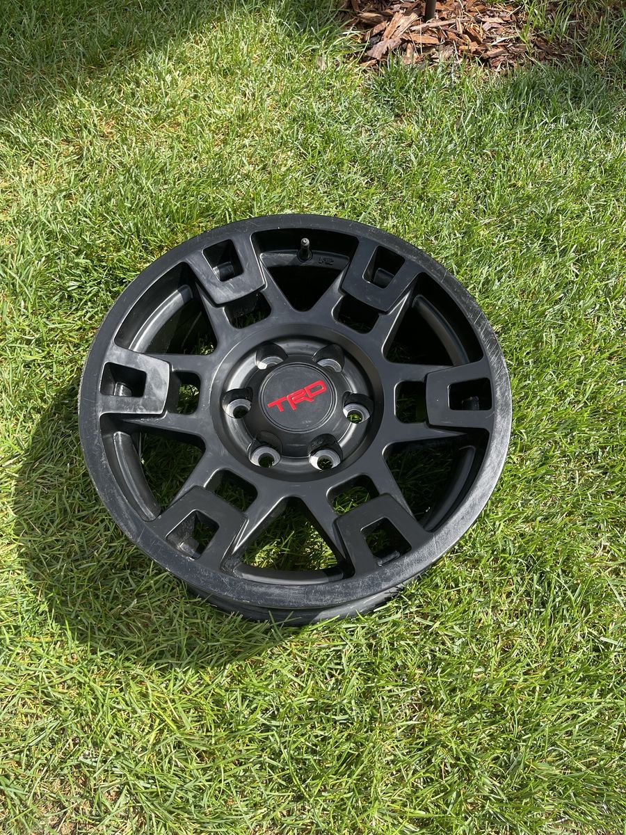 Toyota TRD Matte Black Wheel Rim 
