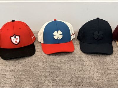 Black Clover- Live Lucky Hats - 5 Hats, Various Colors & Styles, Golf Headwear, New/ Excellent Condition