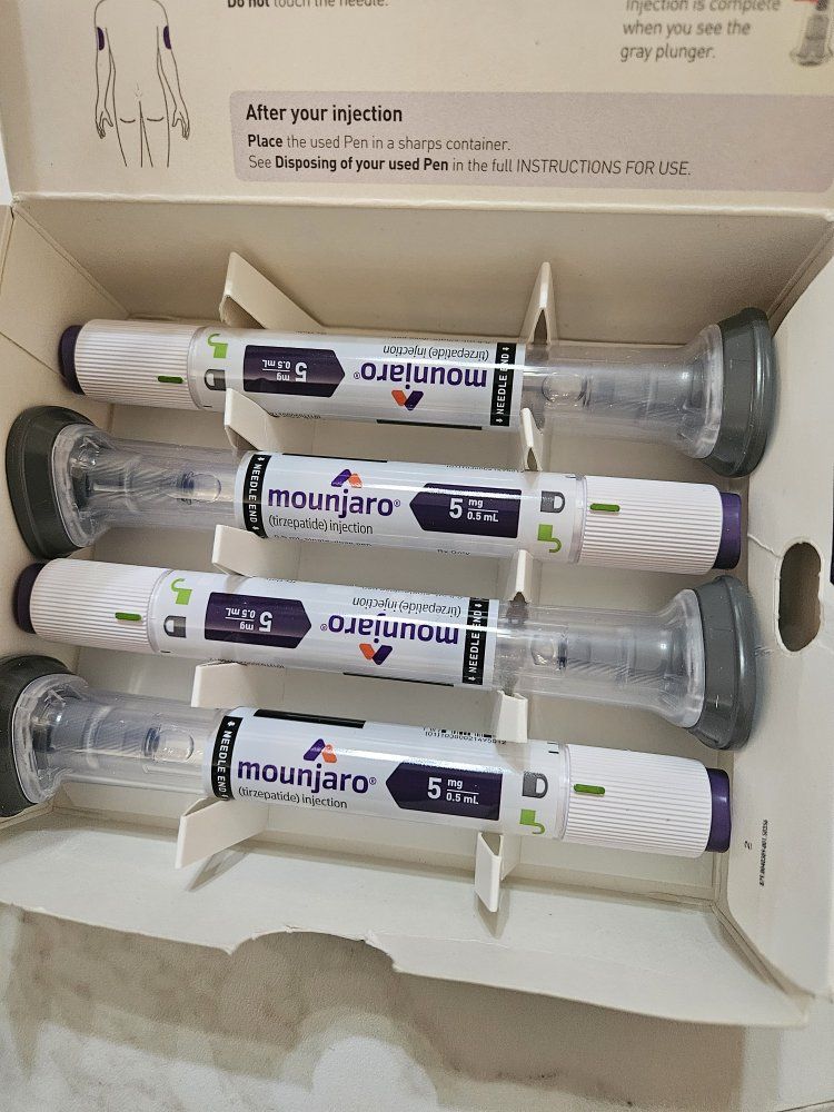 Mounjaro 5mg/0.5mL Tirzepatide Injection Pens - New, Unopened Box