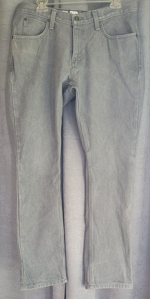 Mens Size 34 FREE WORLD "Night Train" Gray Jeans d