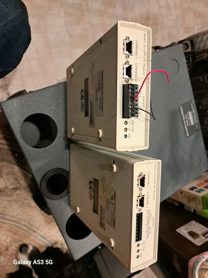 Waters busSAT/IN Module G02SAT 292T WAT073640 Data Acquisition Interface Modules (Set of 2)
