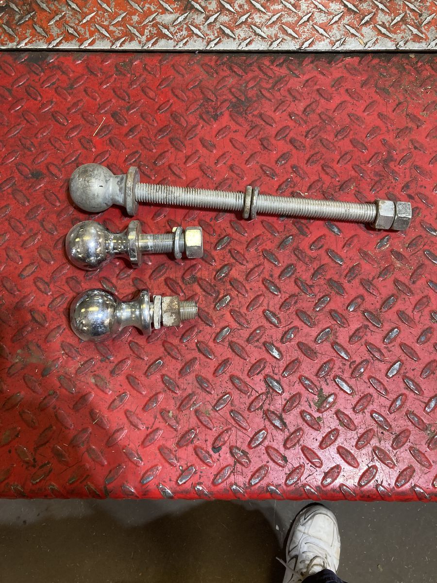 Trailer hitch balls. All for $15