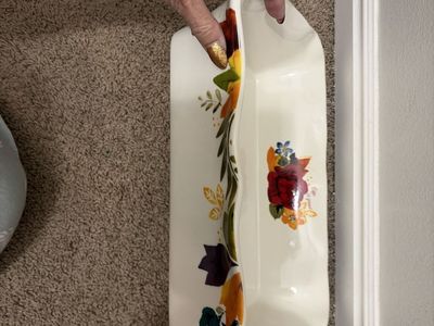 The Pioneer Woman "The Beautiful Floral" Lasagna Pan - White with Floral Design