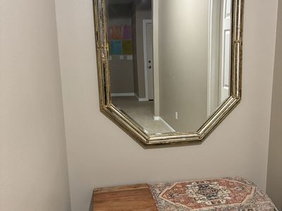 Vintage Octagon Beveled Edge Wall Mirror