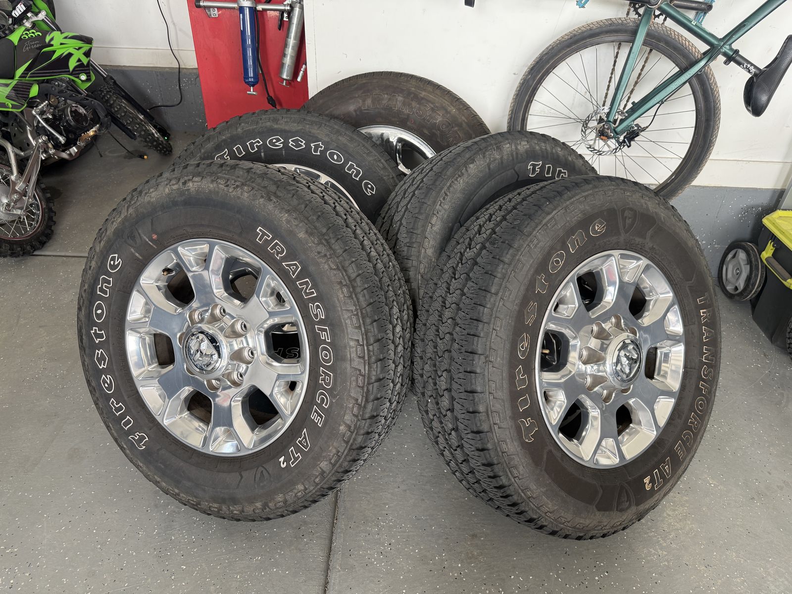 Ram Wheels And Tires including spare 8x6.5
