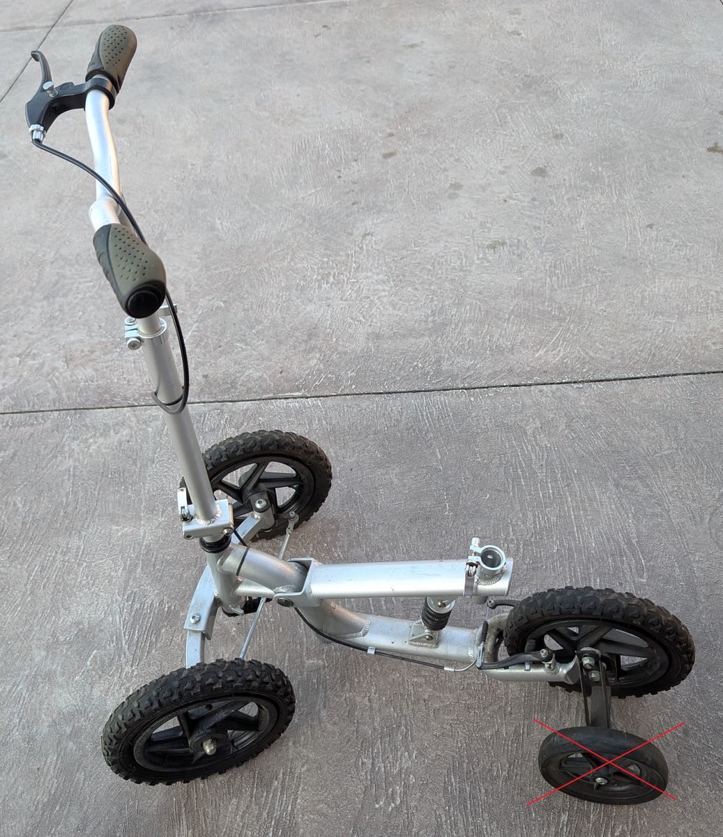 KneeRover PRO All Terrain Knee Scooter - needs seat/post, tire