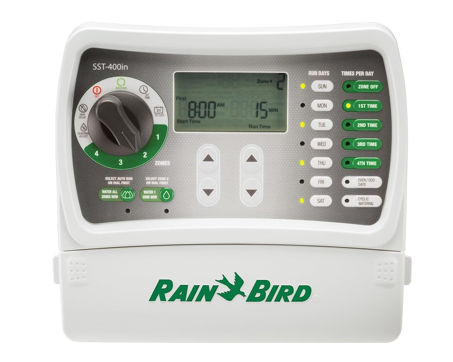 Rain Bird SST400IN 4-Zone Sprinkler/Irrigation System Timer/Controller