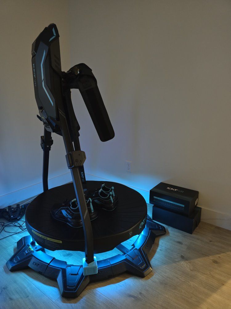 Kat Walk VR Treadmill + Meta Quest 3 + Kat Nexus + 3 Pairs of KatVR Shoes – Complete VR Setup