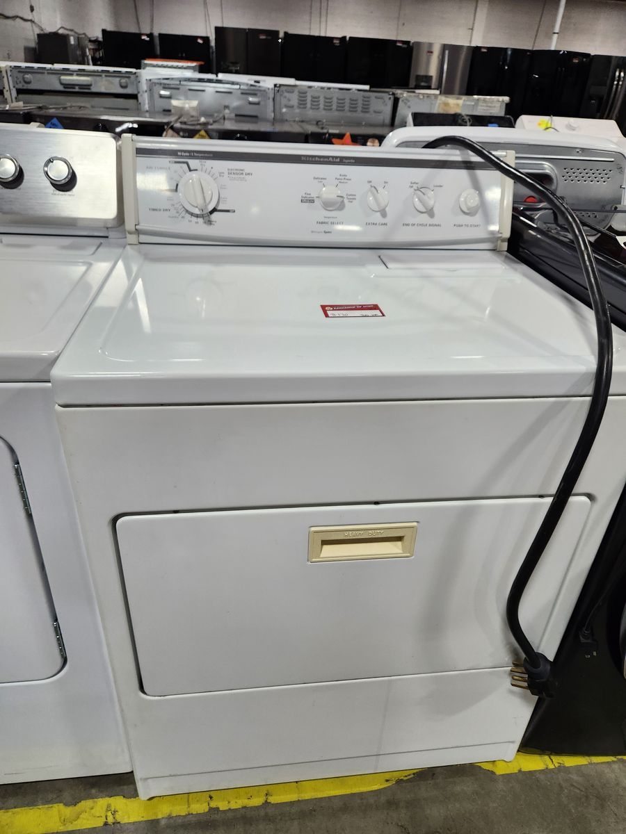 BEAUTIFUL KITCHENAID TOPLOAD ELECTRIC DRYER! W-WARRANTY