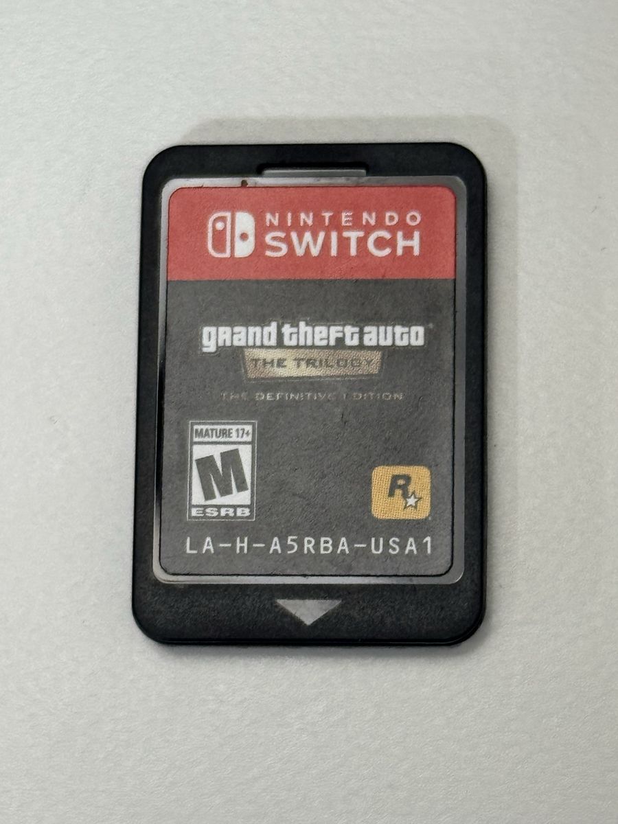 Nintendo Switch Game / Grand Theft Auto The Trilogy / Good Condition