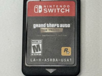 Nintendo Switch Game / Grand Theft Auto The Trilogy / Good Condition