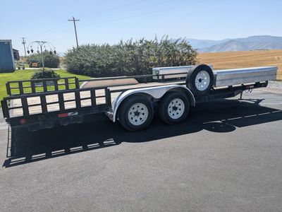 20 Foot tandem axle trailer
