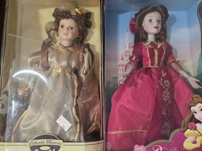 2 Porcelain Dolls For Sale