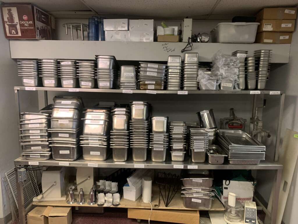 Used Stainless Steel Food Container, various sizes in stocks, in excellent condition $5 and UP