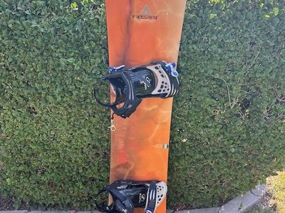 Snowboard with Bindings