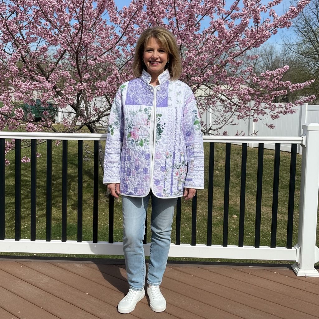 Quilted Lavender Jacket