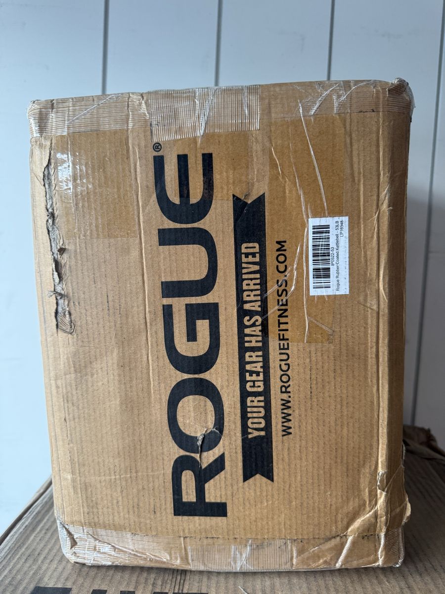 New Rogue Fitness Rubber Coated 53 Pound Kettlebell 24KG