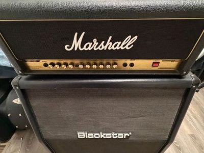 Marshall AVT50H/Blackstar 120W 4x12 cab guitar amp