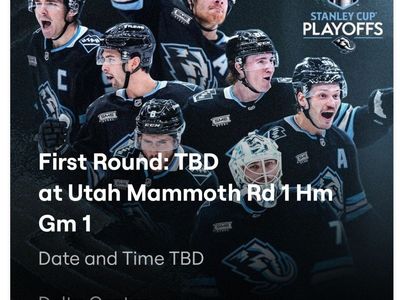 Utah Mammoth Playoff home game 1