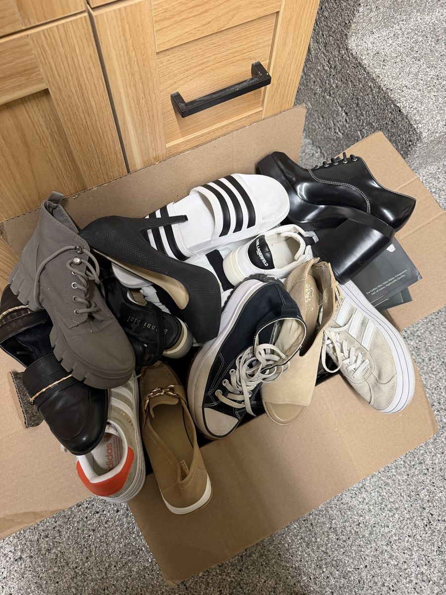 Assorted Bundle Name Brand Shoes- Frye, Adidas, Converse, Karl Lagerfeld, Vince Camuto, Jessica Simpson. & More