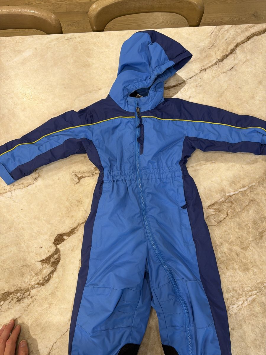 REI Toddler 2T Blue Snowsuit One-Piece Winter Ski Suit