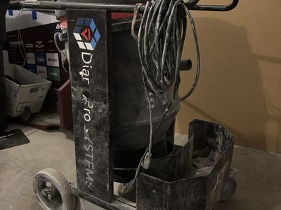 Concrete Floor Grinder/Polisher + DiamaPro SVX3-A Dust Collector — Commercial Equipment
