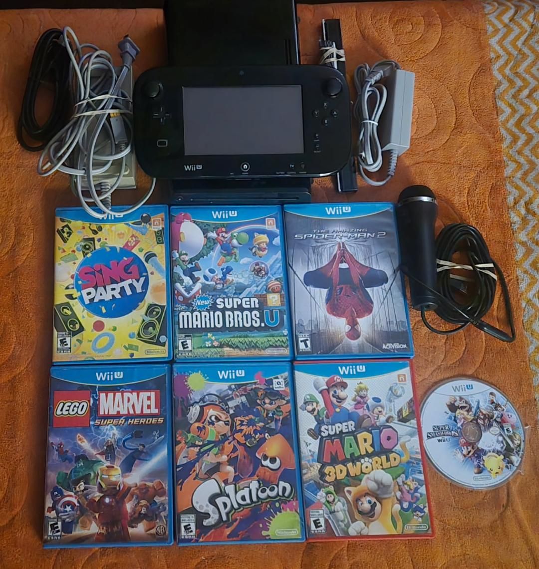 Wii U Deluxe with 7 games! Trades considered!
