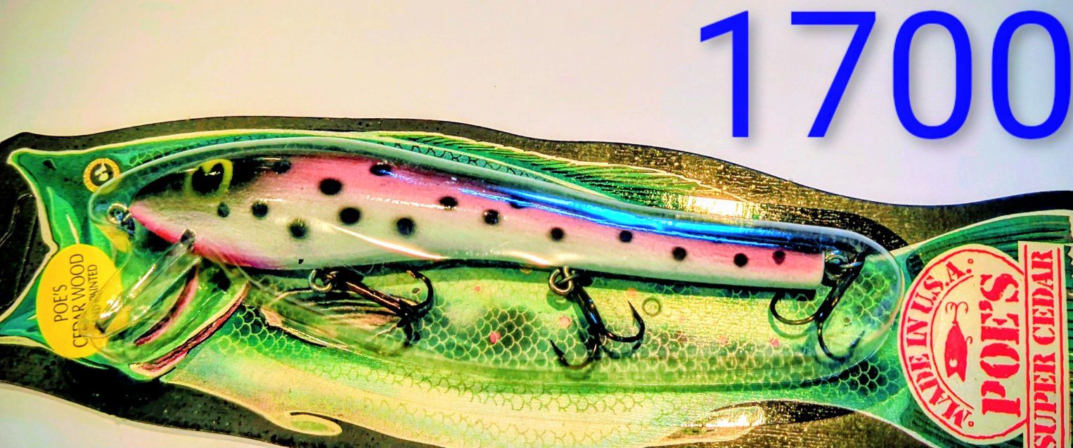 Poe's 6" Shallow Depth Crankbait 2-3 Feet