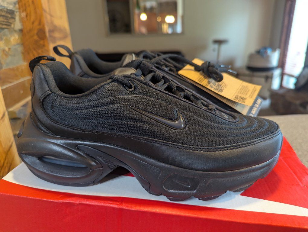 New Nike Air Max Portal Women's Shoes - Black/Anthracite, Size 7 (US)