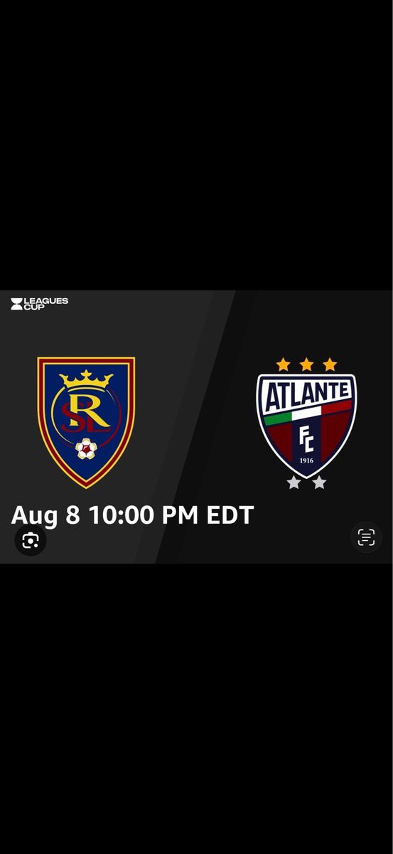 Real Salt Lake vs. Atlante FC Leagues Cup Tickets 