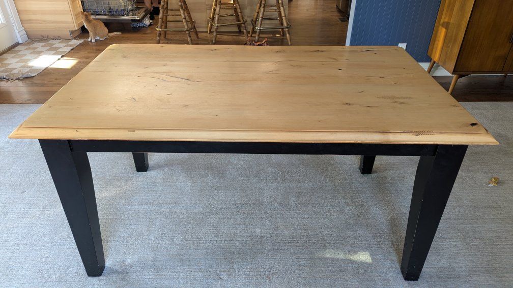 wood table and 4 chairs