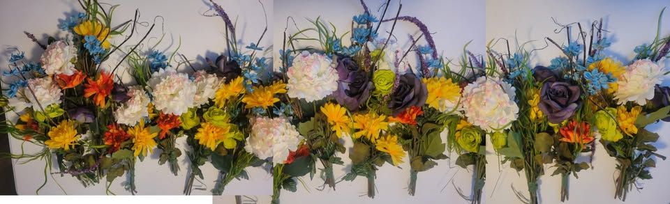 Artificial flowers bridal bouquets