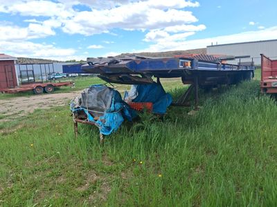 Heavy-Duty Flatbed Trailer for Sale - Used Condition