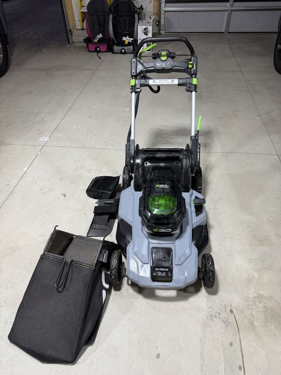 EGO Power+ 56V 21-Inch Self-Propelled Cordless Lawn Mower with Bag & Attachments