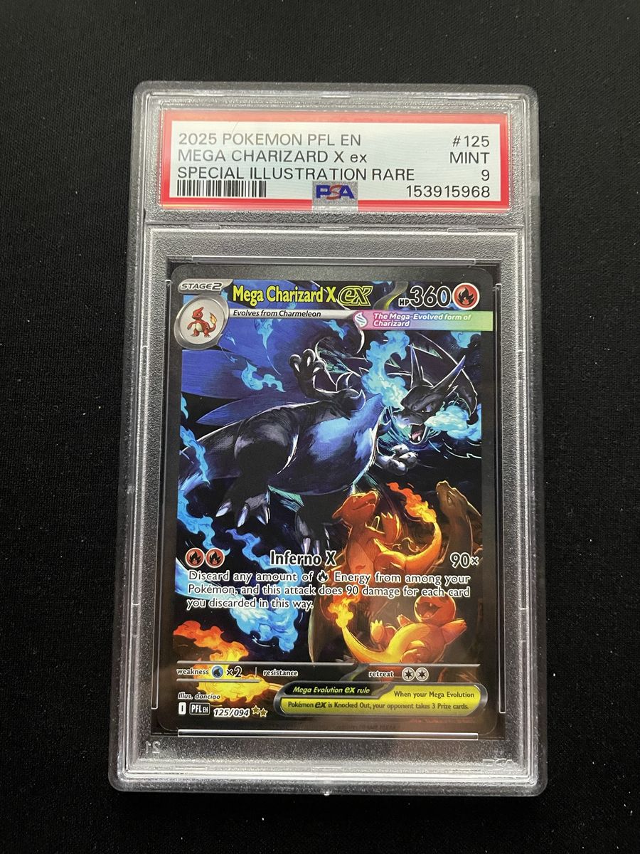Mega Charizard X SIR #125 PSA 9