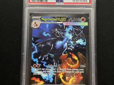 Mega Charizard X SIR #125 PSA 9