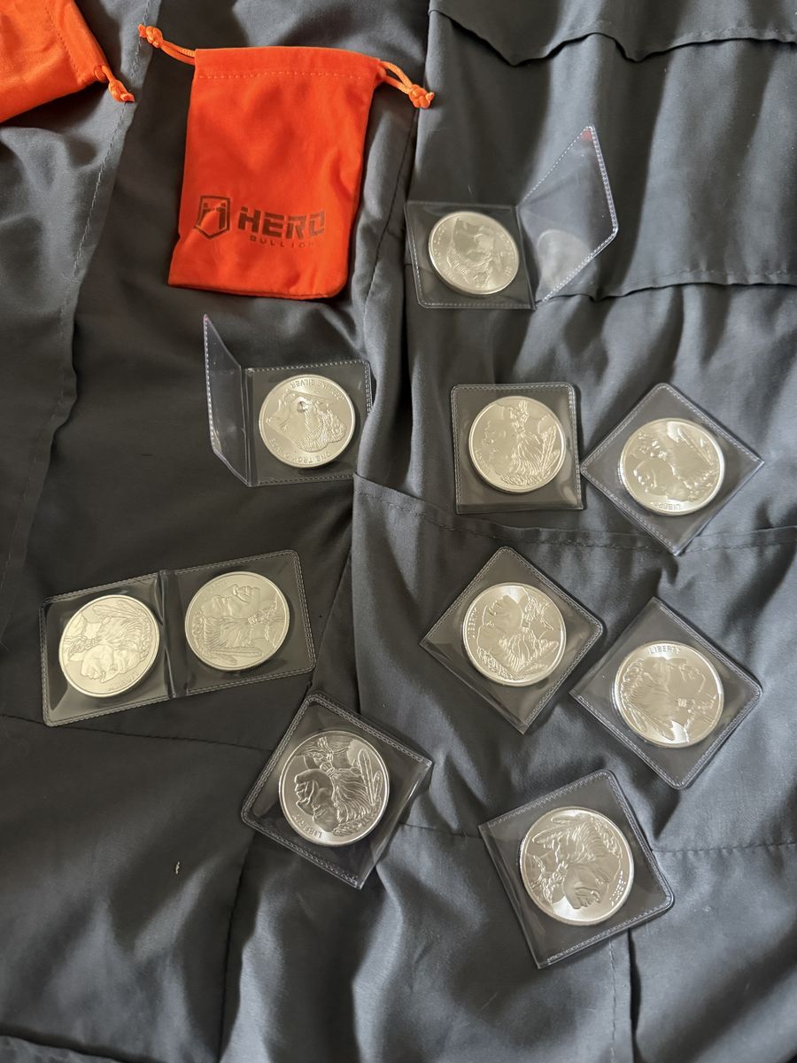 10 oz .999 silver rounds