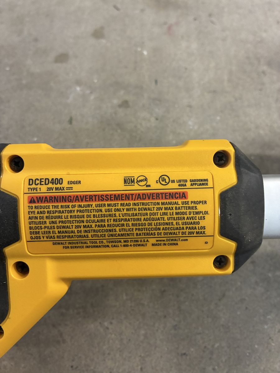 DeWalt 20V Brushless Edger