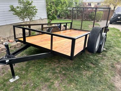 6.5 x 12 Heavy-Duty Utility Trailer W/ Gate