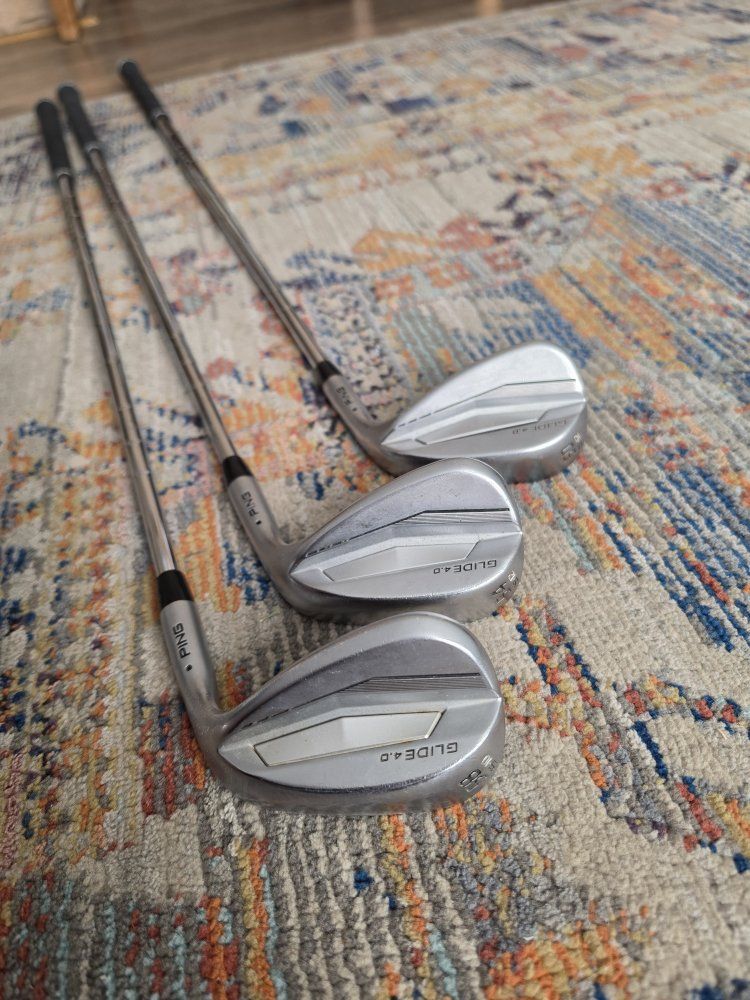 PING GLIDE 4.0 S-Grind Wedge Set (50, 54, 58 Degrees) - Excellent Condition Golf Clubs