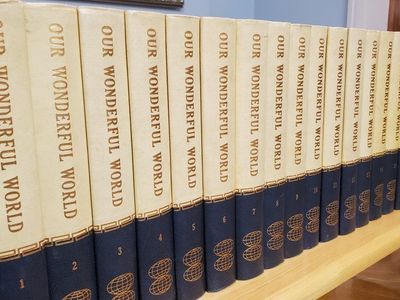Our Wonderful World Encyclopedia Set (18 Volumes) - Spencer Press, 1962, Vintage Educational Books