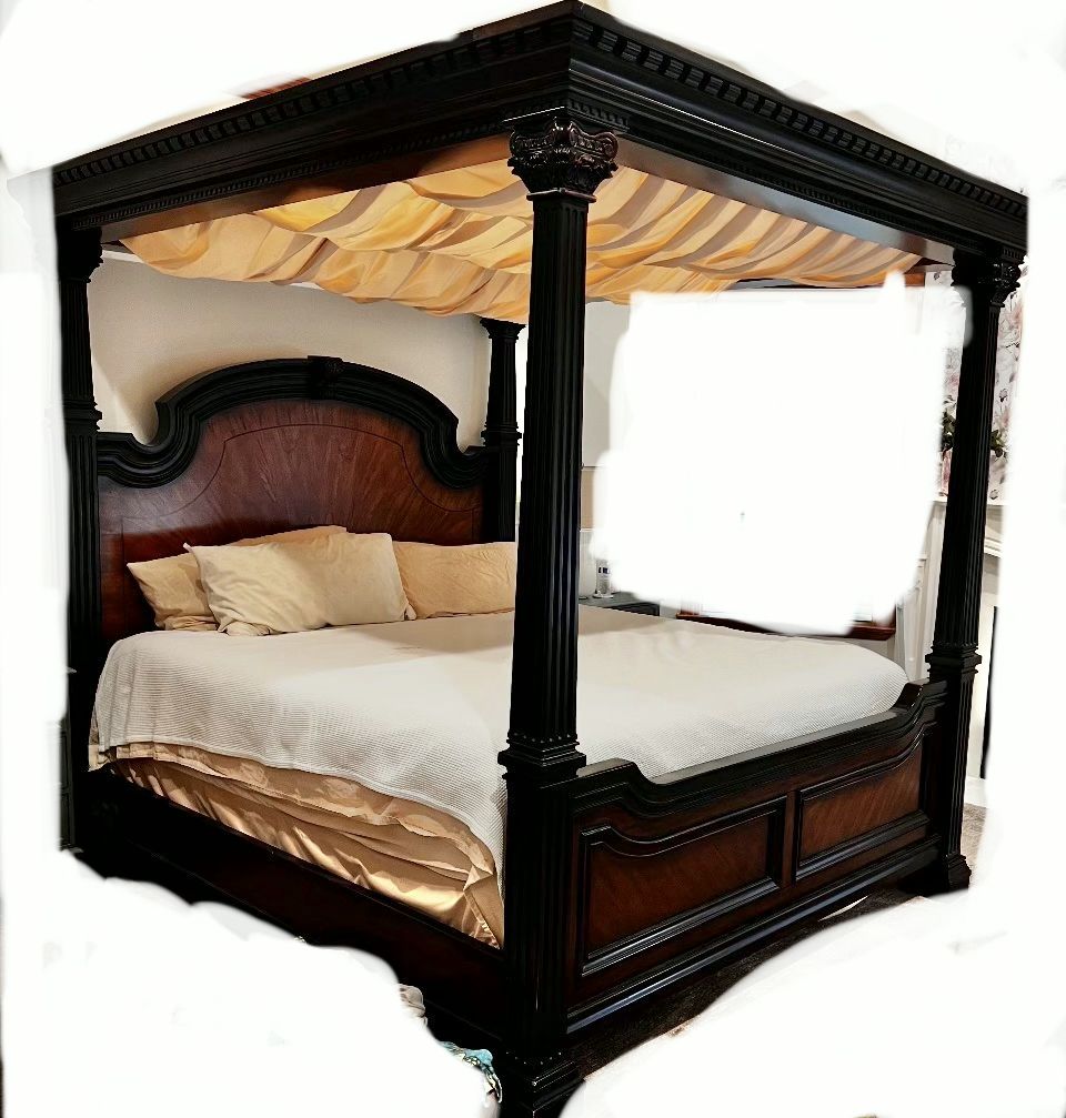 Beautiful King Canopy Bed