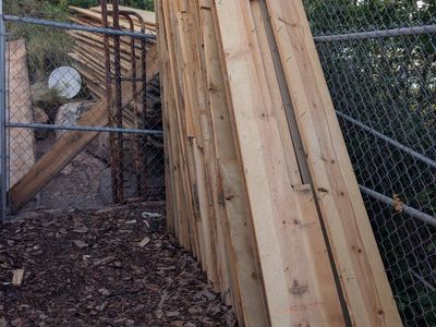 Rustic pine Lumber Planks - Building Material