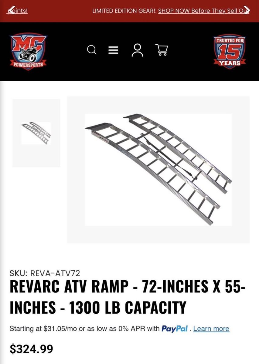 Revarc ATV Ramp