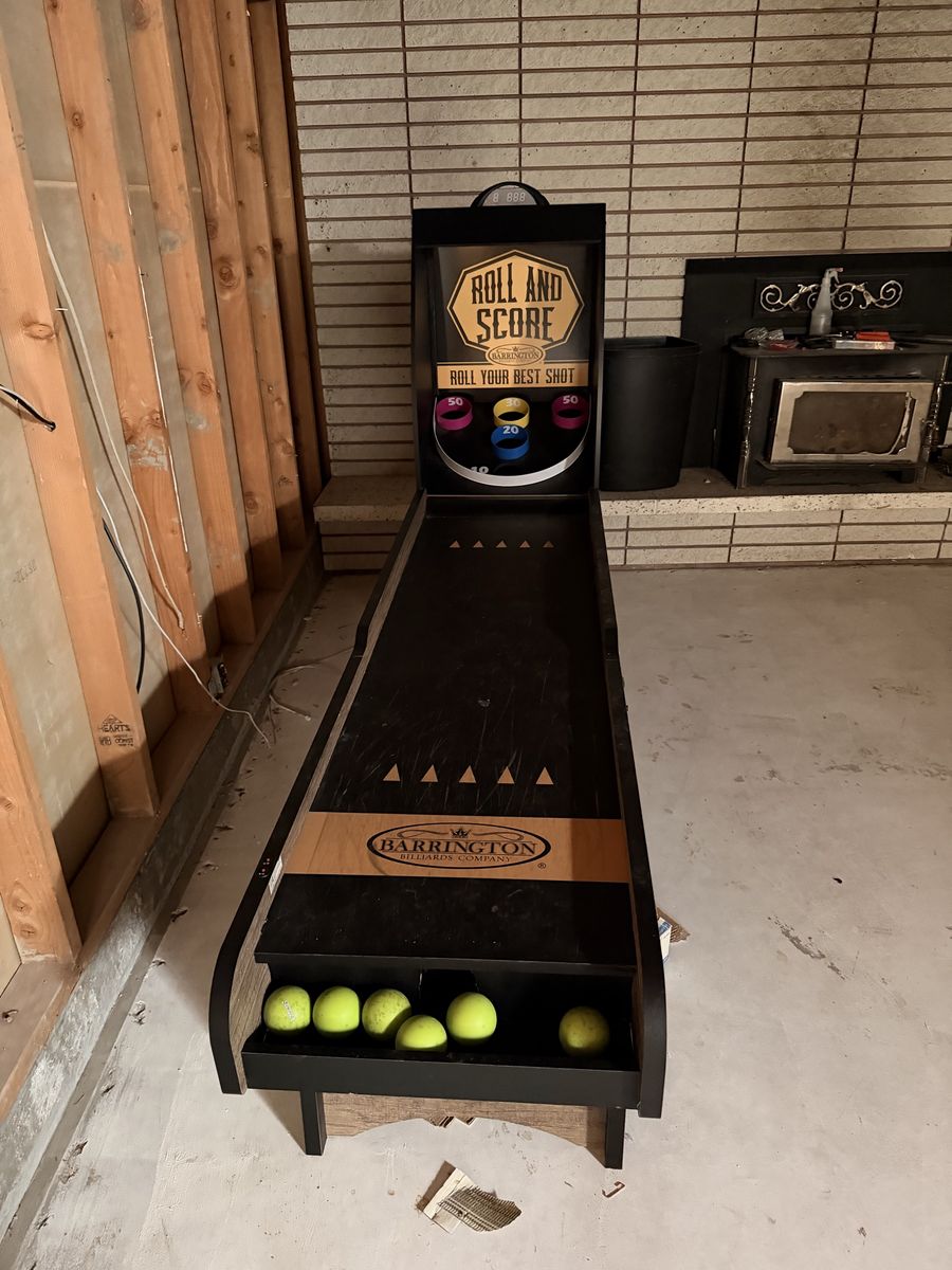 Barrington 84” Arcade Roll and Score Game with LED Lights & Electronic Scorer